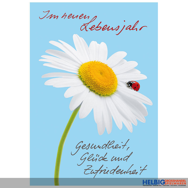 Gluckwunschkarte Geburtstag Im Neuen Lebensjahr
