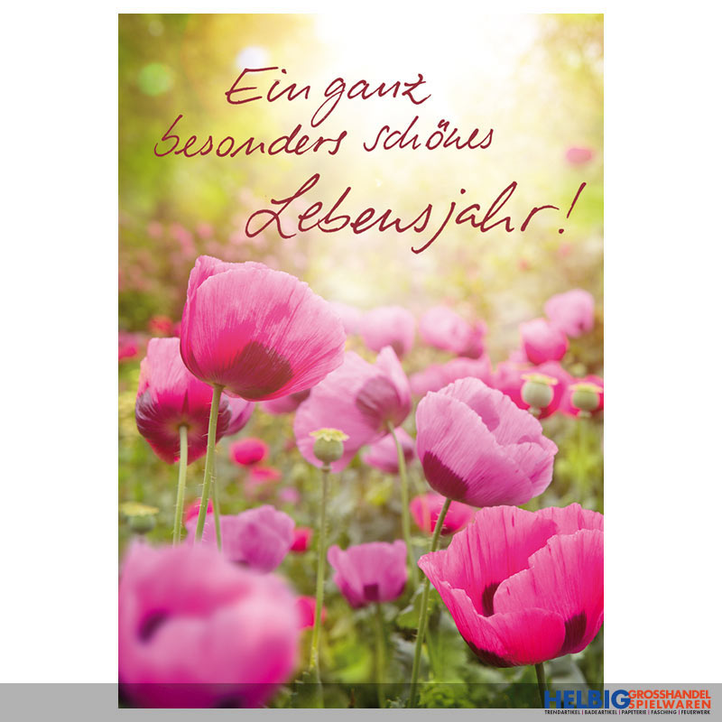 Gluckwunschkarte Geburtstag Besonders Schones Lebensjahr