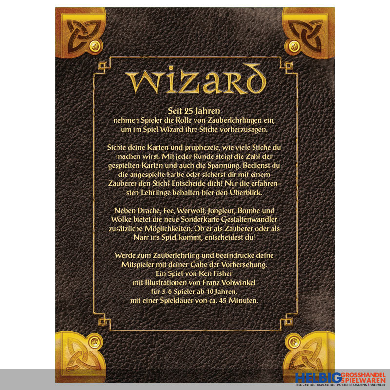 Kartenspiel Wizard 25 Jahre JubiläumsEdition Card Game Wizard Anniversary Edition