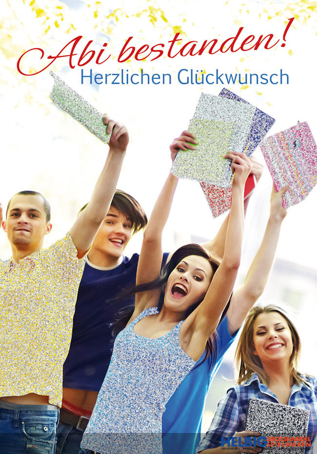 Glückwunschkarte Abitur "Abi bestanden"03059