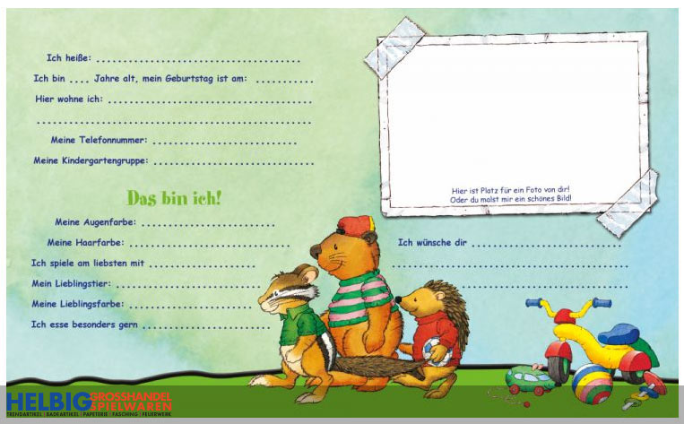 Kindergarten-Freundebuch "Leo Lausemaus"-049655