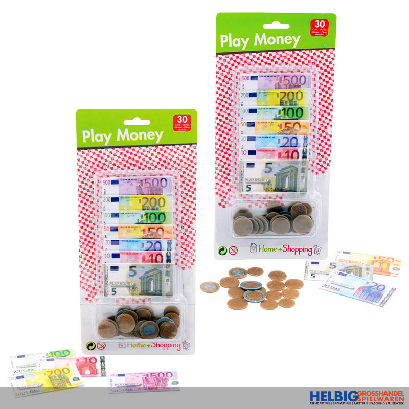 Spielgeld-Set Euro Home & Shopping