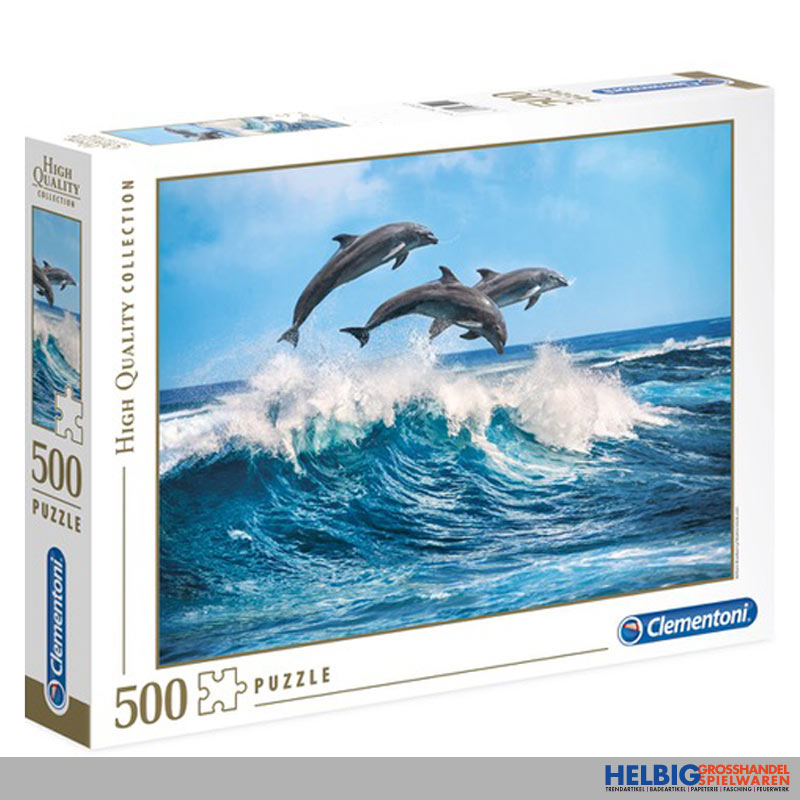 Clementoni puzzle Dolphins Karton 500 Teile 