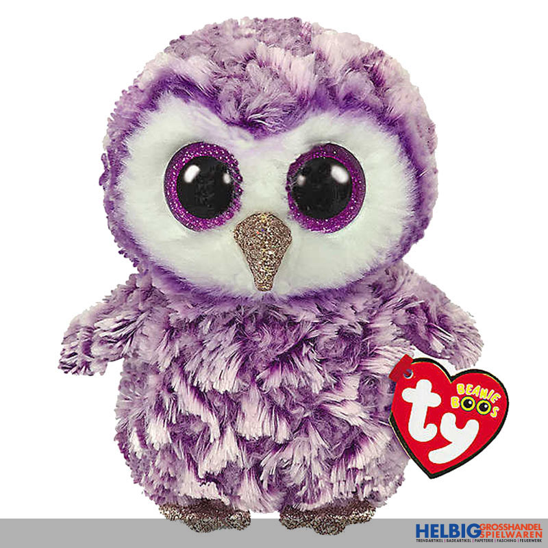 Glubschi&amp;#039;s/Beanie Boo&amp;#039;s Eule Owl Moonlight 15 cm