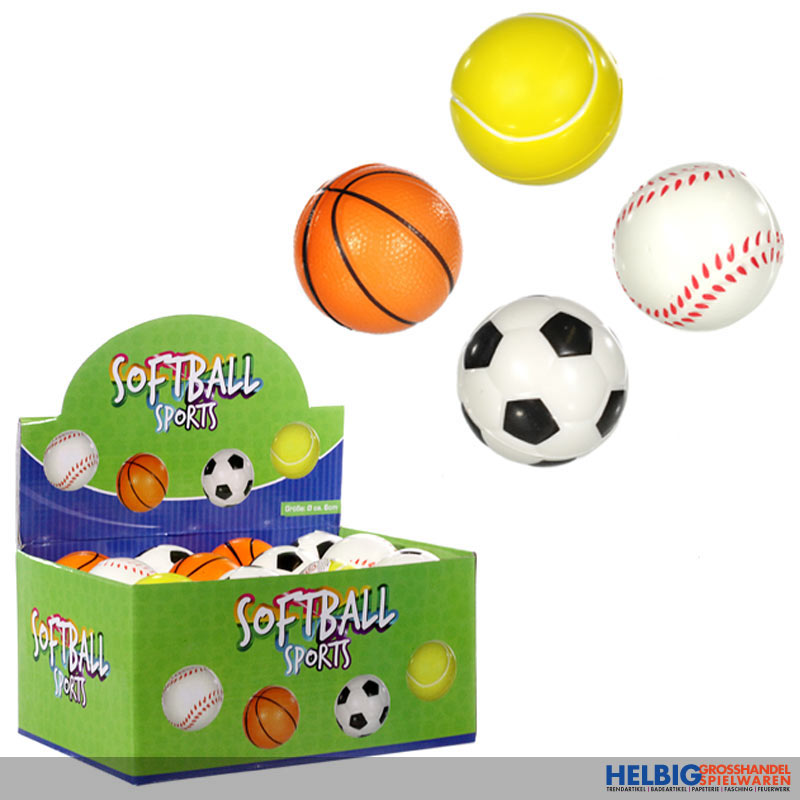 MiniSoftbälle "Sports" 4sort.90798