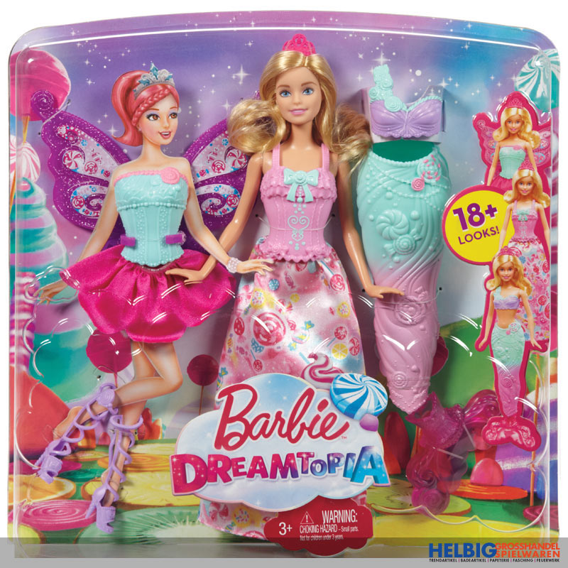 Barbie - Puppe Dreamtopia "3-in-1 Fantasie Barbie"-DHC39