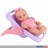 Baby-Puppe m. tragbarem Sitz "Beau" 21 cm - mit Trinkflasche