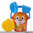 Baby-Eimergarnitur "Tiere" 5-tlg. - sort.
