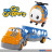 Oball "Go Grippers" Auto mit Anhänger Set -  26 cm