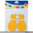Figuren-Girlande 4 m - sort.