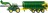 Siku 1843 - John Deere Traktor mit Frontlader und Anhänger
