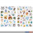 Pokemon - Kreativ-Buch "Das gr. Stickerbuch-Kanto bis Galar"