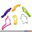 Silikonarmband "Buddy Bands Jumbo - Meerestiere" 6-sort.
