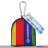 Flugspiel "Mini-Taschendrache / Pocket-Kite" 3-sort.