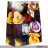 Geschenktüte "Blumen-Motive" medium - sortiert