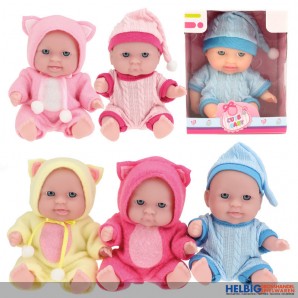 Baby-Puppe "Cute Baby" 14 cm - 6-sort.