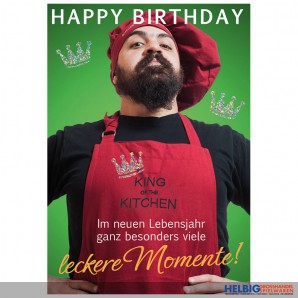 Glückwunschkarte Geburtstag "...viele leckere Momente"