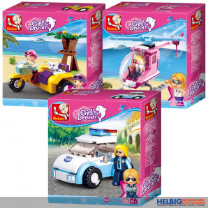 Steckbausteine-Set "Girl's Dream" sort.