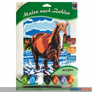 Malen nach Zahlen "Klassik - 7 Farben" - sort.