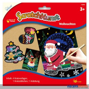 Kratzbilder "Scratch Kunst Weihnachten" sort.