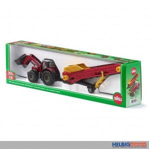 Siku 1996 - Massey Ferguson Traktor mit Förderband