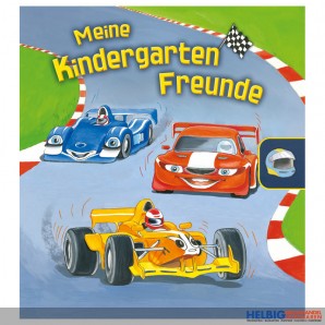 Freundebuch "Meine Kindergarten Freunde Rennwagen"