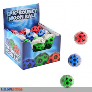 Spring-Ball "Mond-Ball/Moon Ball" 7 cm - 3-sort.