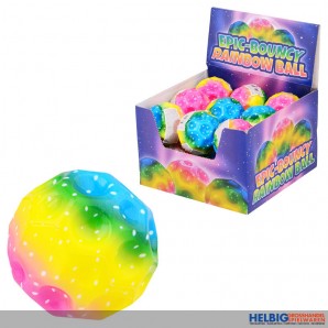 Spring-Ball "Mond-Ball Regenbogen/Moon Ball" - 7 cm