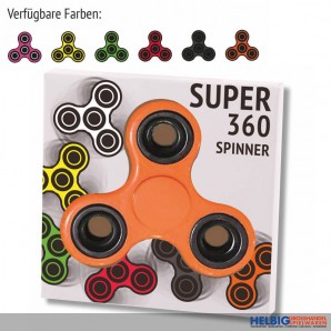 Finger-Kreisel "Super 360 Spinner - Heavy" - 6-sort.