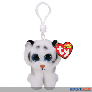 Boo Clip/Anhänger - Schnee-Tiger "Tundra" - 8,5 cm