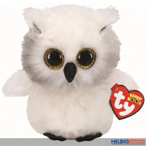 Glubschi's/Beanie Boo's - Eule "Austin" weiss - 15 cm