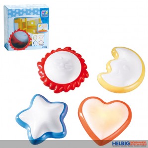 Baby-Nachtlicht "Bett-Licht" - 4-sort.