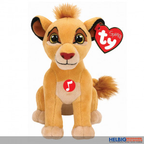 Plüschfigur Disney "König d. Löwen Simba" m. Sound - 15 cm