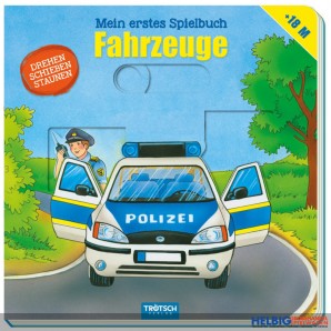 Bilderbuch "Mein erstes Spielbuch - Fahrzeuge" mit Schiebern