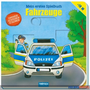 Bilderbuch "Mein erstes Spielbuch - Fahrzeuge" mit Schiebern