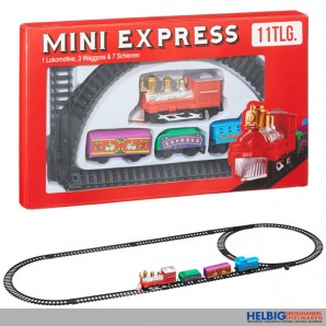 Mini-Eisenbahn-Set elektr. "Mini Express" 11-tlg.