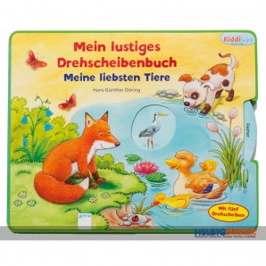 Kiddilight: Drehscheibenbuch - Meine liebsten Tiere