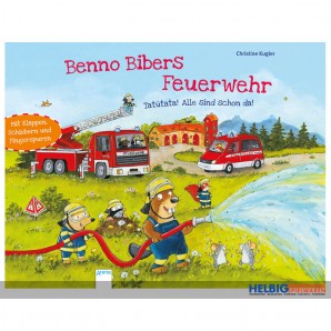 Pappen-Bilderbuch "Benno Bibers Feuerwehr"