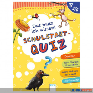 Lernblock "Das muss ich wissen! Schulstart-Quiz" 1. Kl.