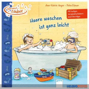 Pappen-Bilderbuch "Haare waschen ist ganz leicht"