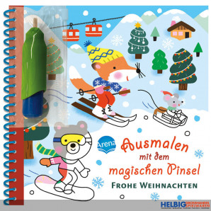 Zauber-Malbuch "Ausmalen m. d. magischen Pinsel" Weihnachten