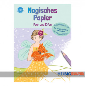 Malbuch "Malblock - Magisches Papier Feen & Elfen"