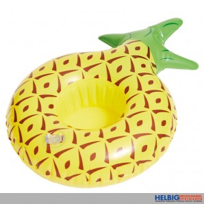 Aufblasbarer Getränkehalter "Ananas Frucht" 19 cm