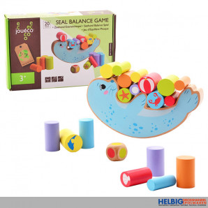Holz-Balance-Spiel "Seehund / Robbe" 20-tlg.