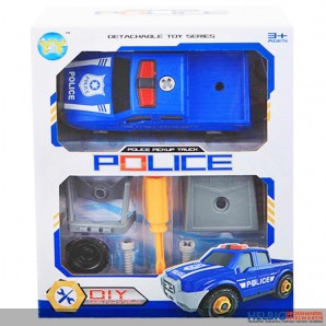 Polizei-Auto zum Schrauben "Police Pickup Truck" - DIY