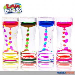 Sanduhr "Lava Bubbles" 14 cm - sort.