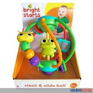 Baby-Aktivitäts-Spielzeug "Clack & Slide Ball"