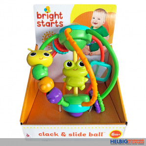 Baby Aktivitäts-Spielzeug "Clack & Slide Ball" - Ø 15 cm