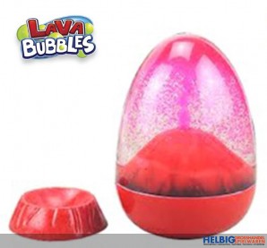 Vulkan-Ei "Lava Bubbles" 10 cm - sort.