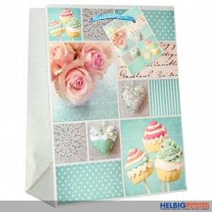 Geschenktüte "Cupkake & Lolli" medium - sortiert